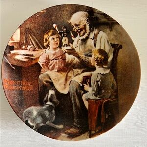 Norman Rockwell Collector's Plate - The Toy Maker